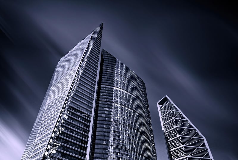 Futuristic cityscape